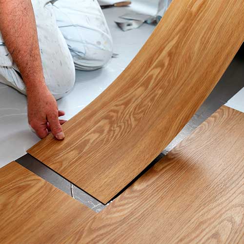 Vinyl Floor Installation 